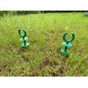 WIBBLESOX 20 Pcs Green Garden Hose Guide Stakes Holiday Lights