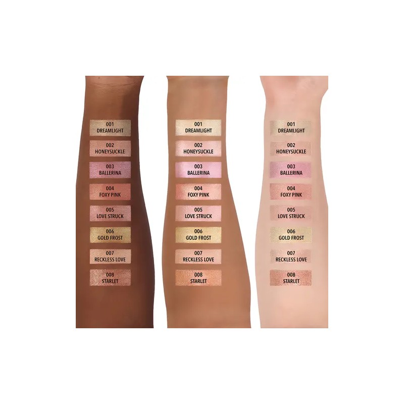 Moira Iluminadores Dreamlight Highlighter Tono del maquillaje 04 Foxy Pink