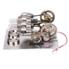 LED Stirling Engine 4 Cylinder Stirling Engine Miniature Hot Air