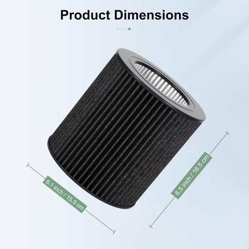 Luripid 2 Pack Air Mini Filter Replacements Compatible with Molekule