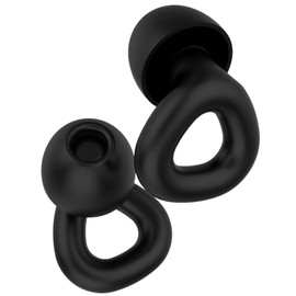 1 Pair Everyday Earplugs,Noise Reducing Earplugs,Everyday Noise Relief with Clear Speech for Social Gatherings,Adjustable Passive Hearing Protection for Focus,Balck