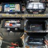 Anyyion 13 inch Small Tool Box with Removable Tray, Truly