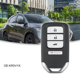 ACROPIX 4 Button Keyless Entry Remote Fit for Honda HR-V - Pack of 1 Black