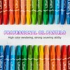 PATIKIL Pink Oil Pastels, 48Pcs Soft Oil Crayons Pastels Stick