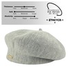 Braxton Grey - Warm Lined Wool Angora Knit Berets -
