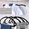 MIZGI Premium Velvet Hangers 30 Pack Heavyduty- Non Slip No