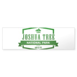 CafePress Joshua Tree National Park, California Bumper Stick Sticker (Bumper 50 pk)