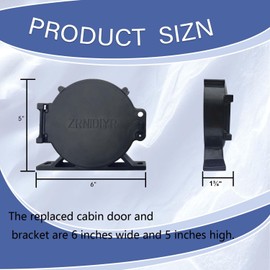 ZRNIDIYR RV Replacement End Caps for 4 5/8" Sewer Hose Holder | RV Sewer Hose End Caps