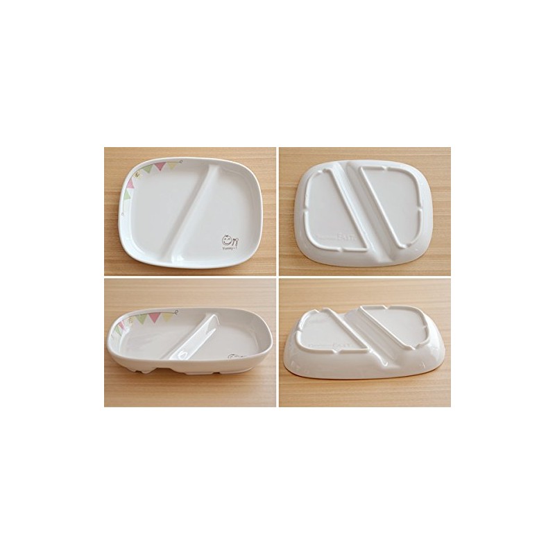 (Outlet Included) E – Kids Garland Divider Lunch Plate