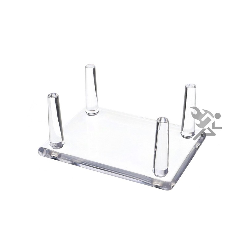 OnFireGuy 3.4" Four-Peg Display Stands Holder for Hunting Decoys, Minerals,