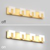 Aipsun Gold Vanity Lights for Bathroom Modern LED 4 Lights