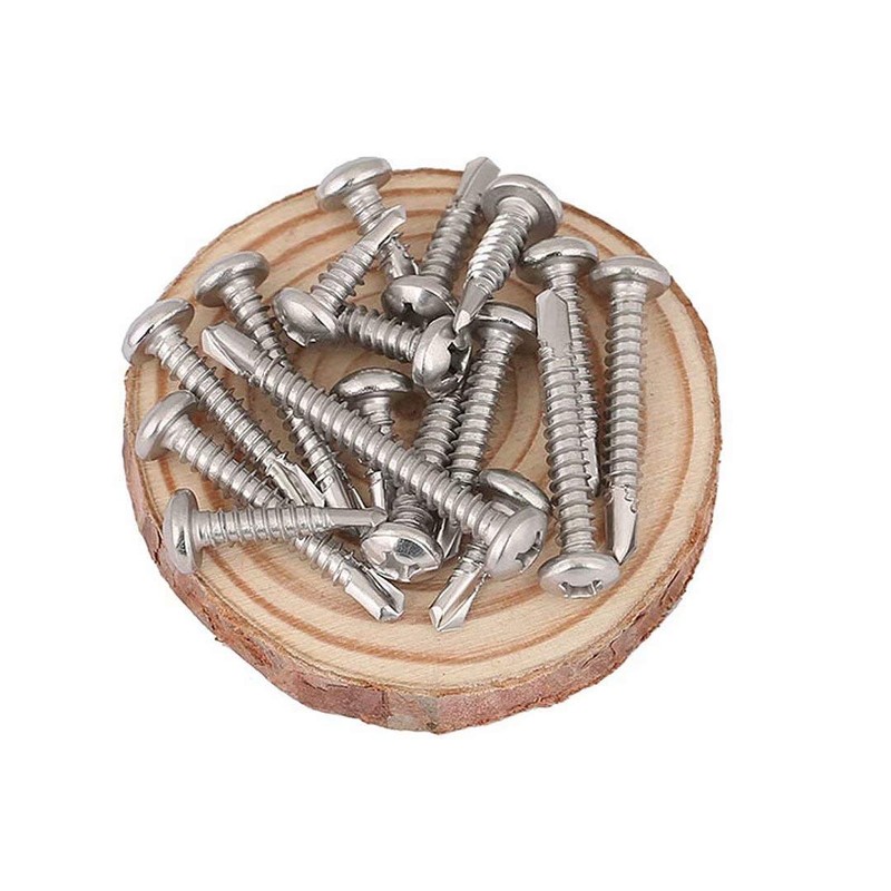 BOZONLI M5.5 Self Drilling Screws Self Tapping Screws for Metal,
