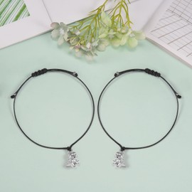 GBTBYS Back to School Gifts 2 Pcs Cute Dinosaur Bracelet Mommy and Me First Day of School Matching Wish Bracelets Set for Mother Daughter Son Women Teen Girls Boys Jewelry Gift
