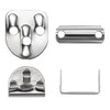 Metal Hooks and Eyes Closure No Sew Silver Hooks Heavy
