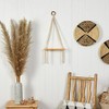 Nearly Natural 12in. x 22in. Hand Woven Macrame Wall Hanging