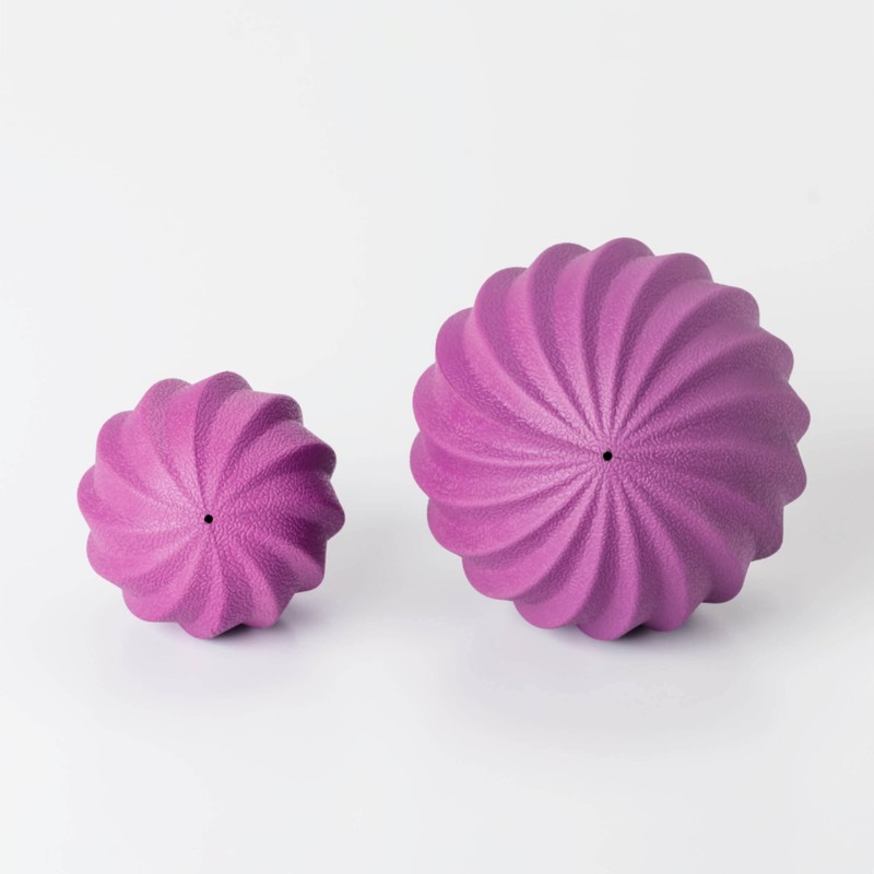 IMPHY Myofascial Release Massage Ball, Spiral Ball, Mini Size, Fuchsia