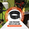 Wadoy 3/8" Propane Extension Hose 12FT, 3/8" Male & Female