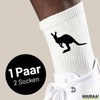 Huuraa Unisex Kangaroo Silhouette Socks Size 4/12 Kangaroo Gift Idea,