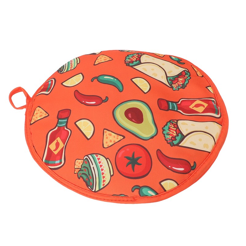 Tortilla Warmer Pouch 11.8 Inch Insulated Microwaveable Fabric Tortilla Keeper