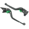 K129 Black (Green) Kawasaki Brake Clutch Long Levers with 6