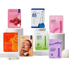 Pack 20 Mascarillas Faciales Coreanas Hidratantes Skinova