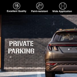 42pcs Traceable Interlocking Stencil Template Set, 12 Inch Reusable Letter Stencils Alphabet Numbers and Symbols for Painting On Wood Bullet Journal Canvas Rock Sign Wall Art Carpark Fabric Chalkboard