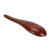 5pcs Wooden Spoon Fish Shaped Hand Carved Old Paint Color