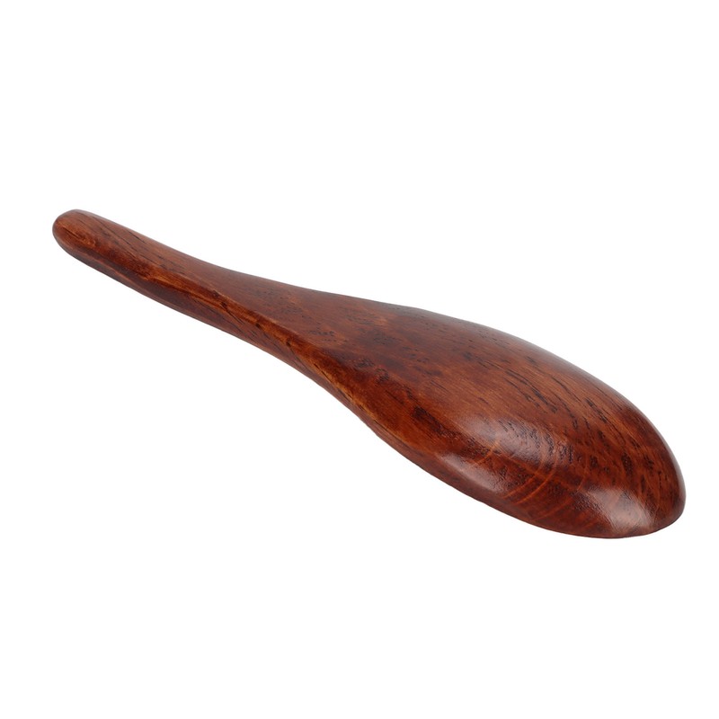 5pcs Wooden Spoon Fish Shaped Hand Carved Old Paint Color