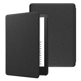 TOKILO Case for 7 Inch Paper-White (12th Generation - 2024) and Colorsoft Signature Edition 2024, Ultra Thin Lightweight Protective Case with Auto Sleep/Wake (A1-Black)