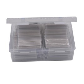Primeda-telecom Preshrunk Fiber Optic Fusion Splice Protection Sleeve Clear 1000pcs with Box (OD2.4mm x 60mm(L))