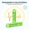 Tokeyla 16 Pack AAA Rechargeable Batteries, 700mAh 1.2V Ni-MH Triple