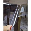 Rally Home Goods - Mantel rectangular de vinilo transparente de
