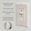 Maxxima Dimmer Electrical Light Switch - Featuring Blue Indicator Light,