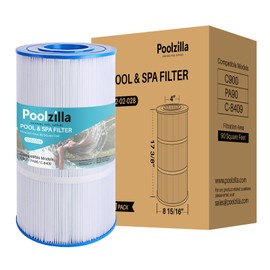 Poolzilla 1-Pack Replacement for Pool Filter PLF90A, Pleatco PA90, Hayward Star Clear Plus C900, Hayward CX900-RE, Unicel C-8409, Sta-Rite PXC95, Filbur FC-1292 - Filter Cartridge - 90 sq.ft