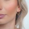MATERIA by Matthias Wagner Double Hoop Earrings Silver 925 Women's