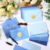 Motiskyy 200 Set Gold Foil Thank You Cards With Envelopes