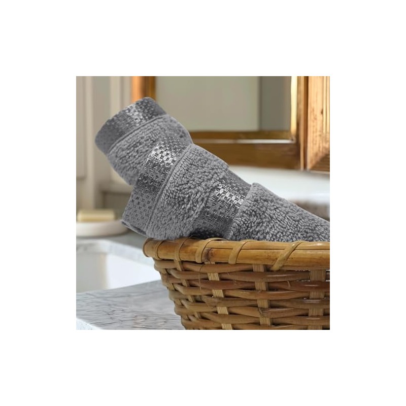 Casabella 12 Pack Flannel Face Cloth - 100% Cotton Face