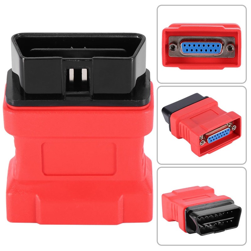 OBD II 16 Pin Adapter Connector for Maxidas DS708 Scanner