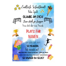 Schulkind Armband Geschenk Junge Geschenke zur Einschulung Schultüte Füllung Schulanfang Fußball Fan 2025