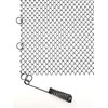 Sunshinecarpentry Fireplace Mesh Screen Curtain, Two Panels. Rod kit NOT