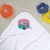 Azeeda 'Caravan Fun' Baby Hooded Towel (HT00035149)