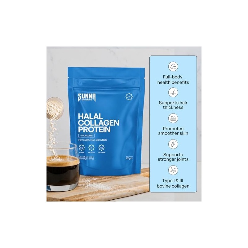 Sunna Supplements - Polvo de Prote na de Col geno
