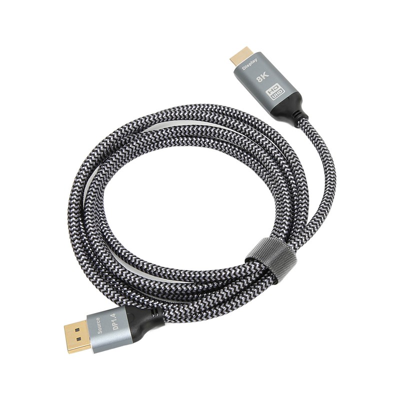 DisplayPort 1.4 to HD Multimedia Interface 2.1 Adapter Cable 8K