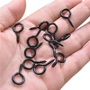 Qrity Pack of 10 Eyelet Screws 50 mm, Screw Ring,