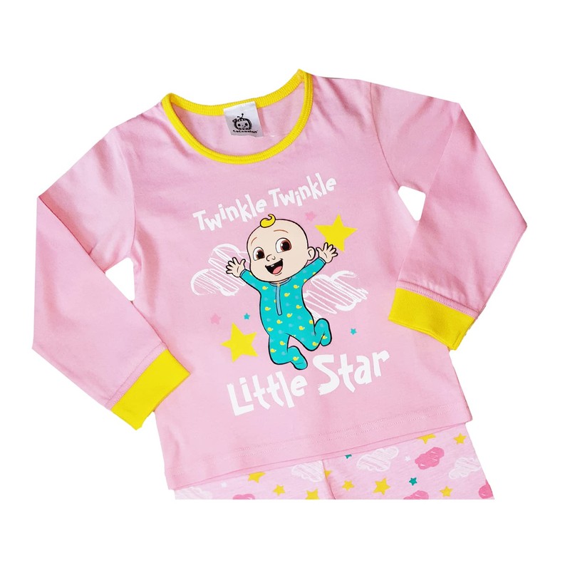 Girls Cocomelon Pyjamas Little Star Character Nightwear (Cocomelon, 3-4 Years)