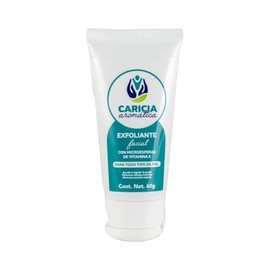 CARICIA AROMÁTICA — Exfoliante Facial con Vitamina E 60 g | Todo Tipo de Piel | Cuidado Facial