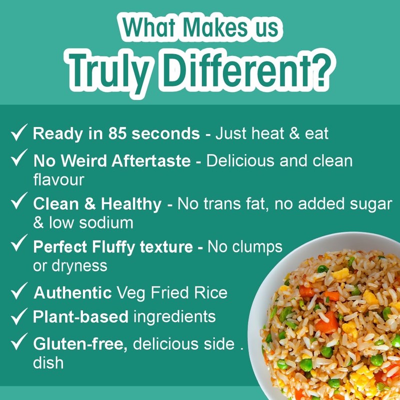 Eat Regal Veg Fried Rice – Microwavable, Ready in 90