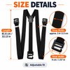 Men’s Adjustable Suspenders for Holding Pants – 2.5 cm Polyester