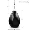 Luwint 12’’ 22 Pounds Filled Hanging Wrecking Ball Punching Bag