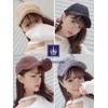 Miracroute Spring Autumn Winter Corduroy Fluffy Cap Unisex Warm Hat